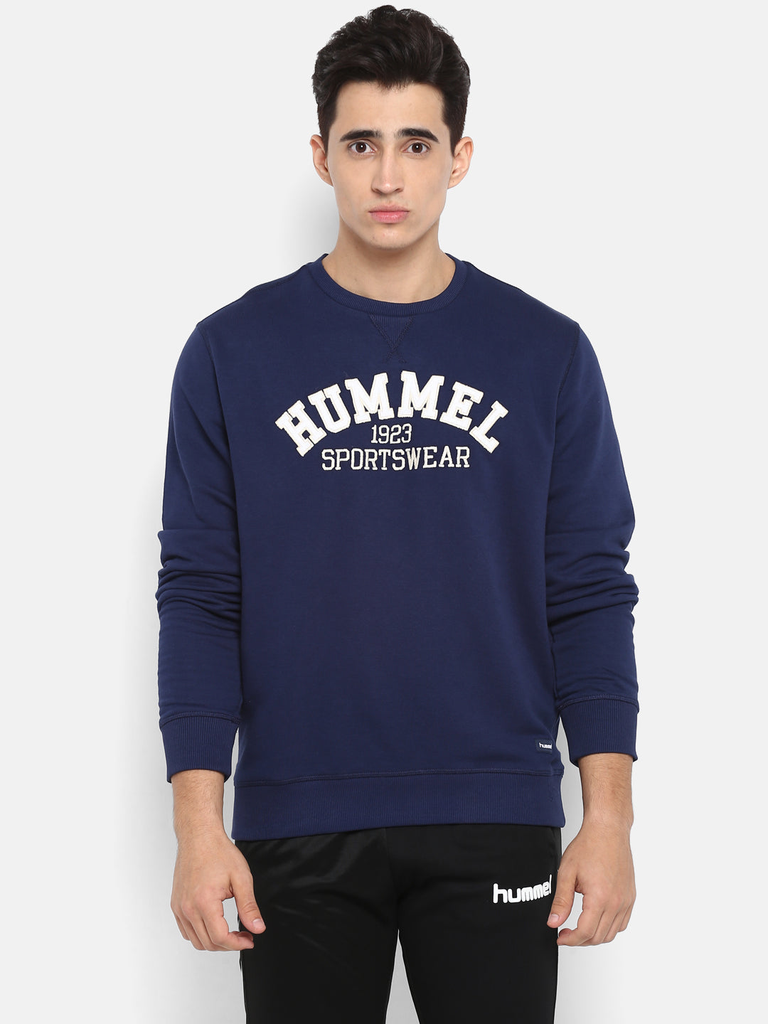 Hummel Real Navy Regular Sweatshirts for Men Daily Wear
