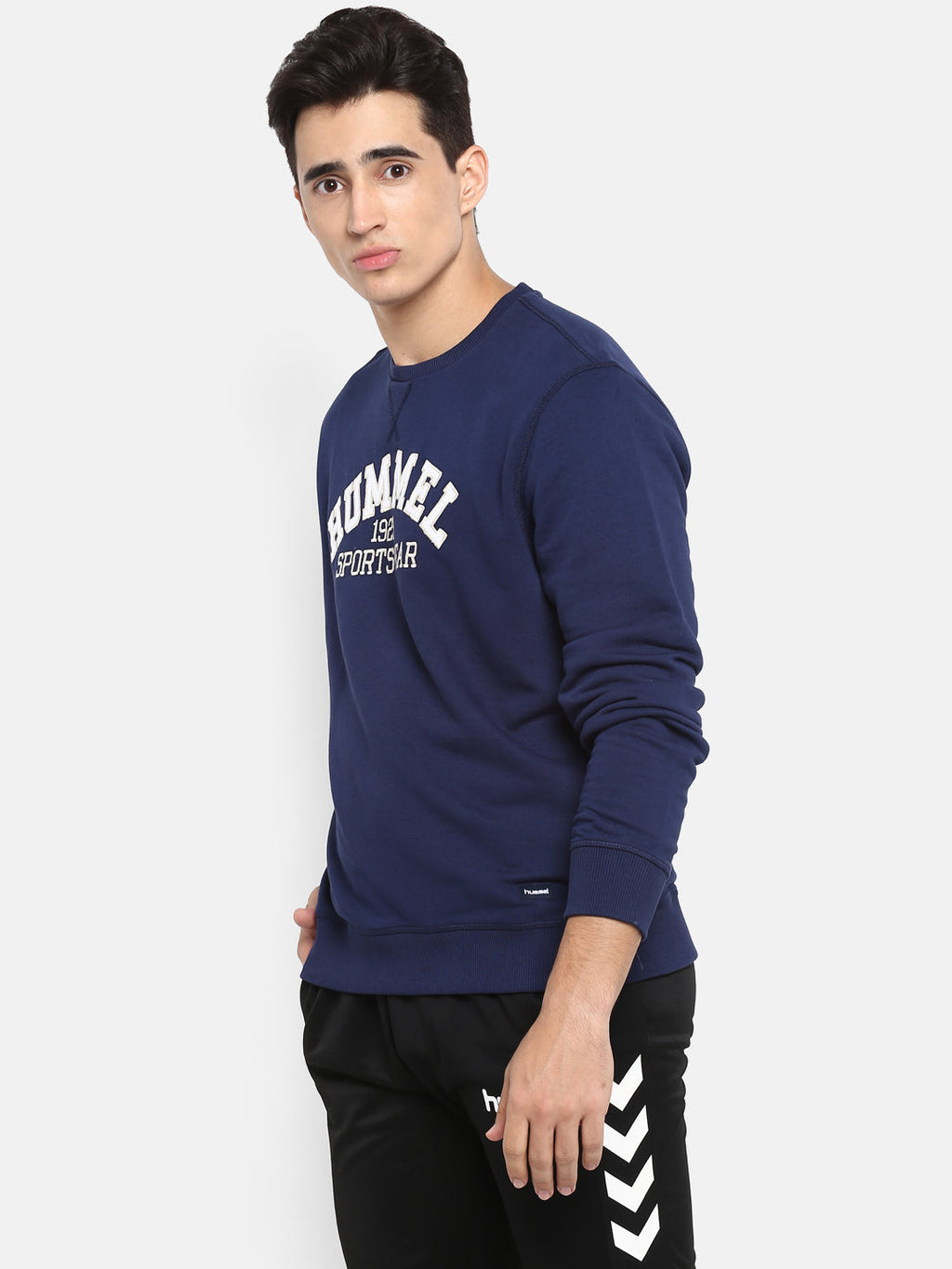 Hummel Real Navy Regular Sweatshirts for Men Daily Wear
