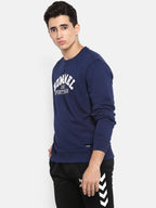 Hummel Real Navy Regular Sweatshirts for Men Daily Wear