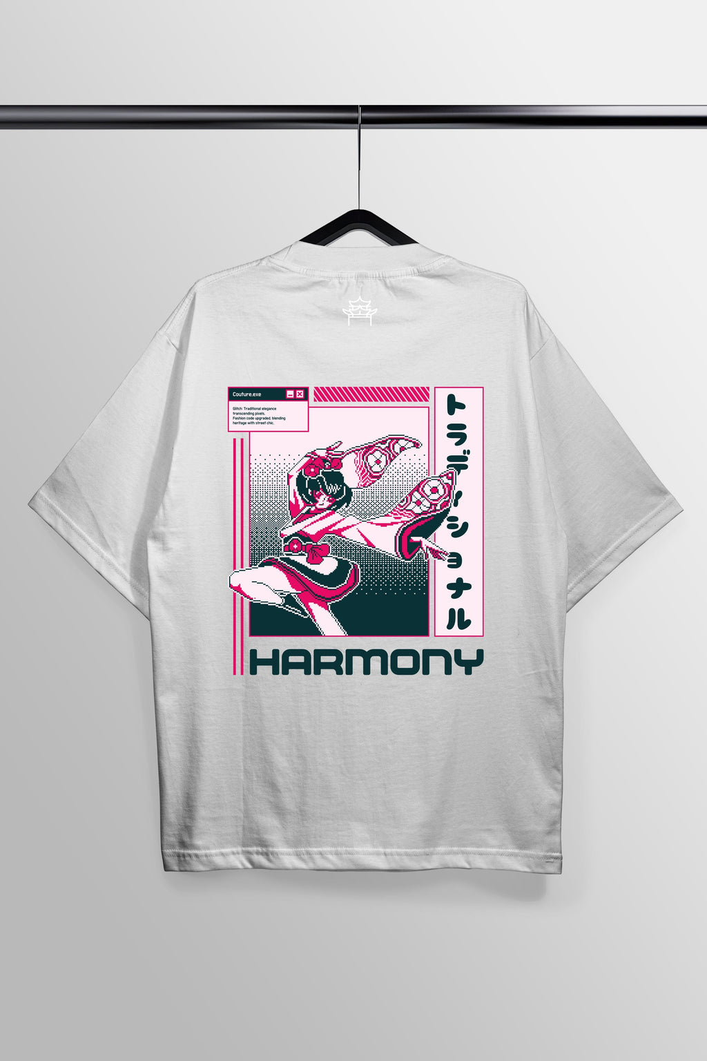Harmony White Oversized Tee