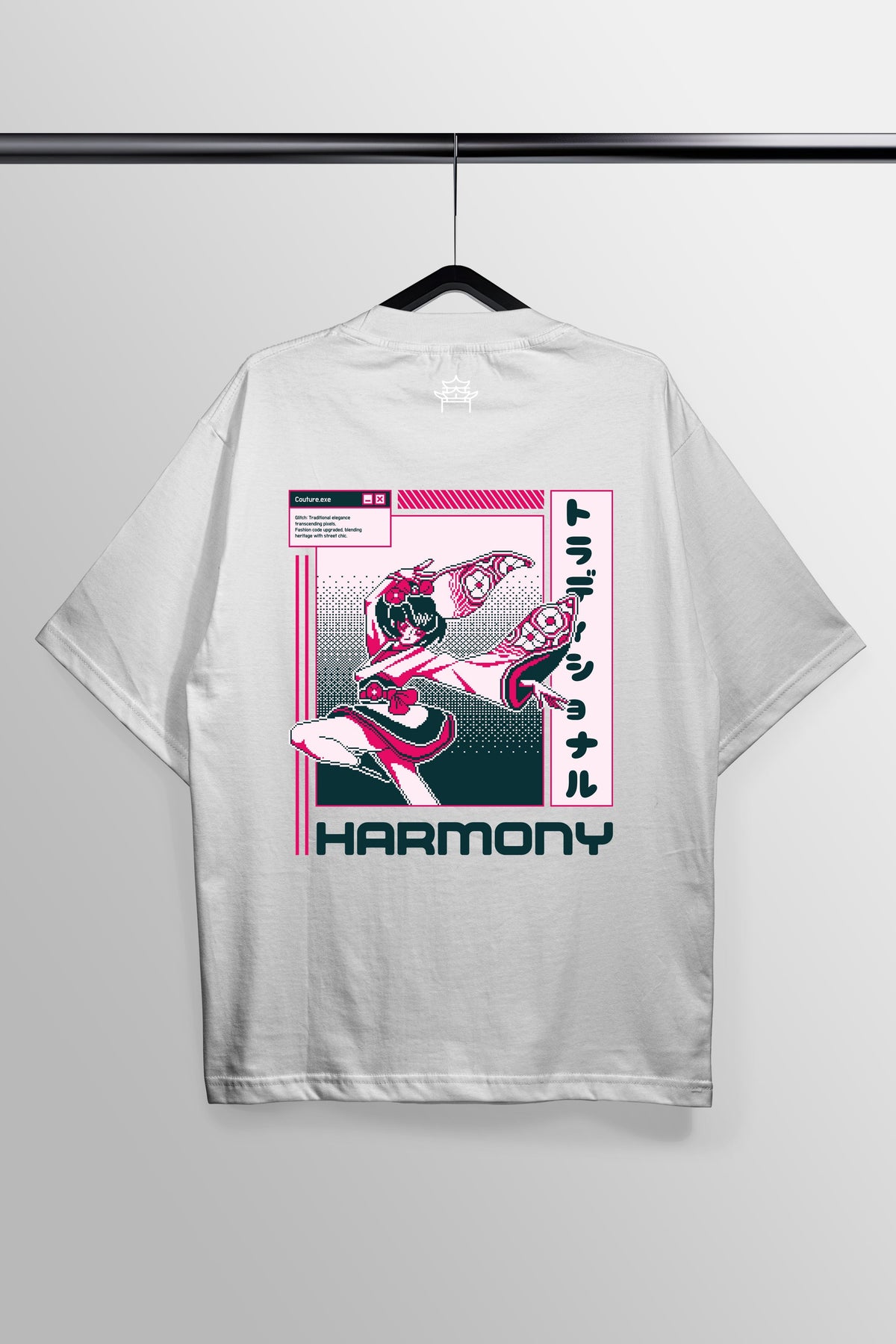 Harmony White Oversized Tee