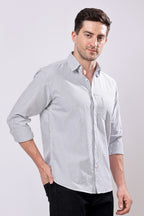 Stylox Regular Fit Full Sleeve Casual Stripes Shirt For Men's