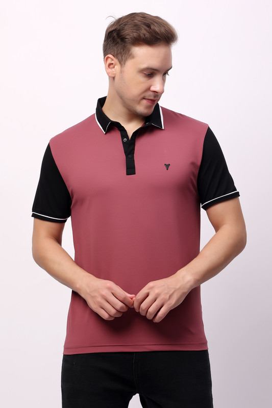Stylox Men's Half Sleeve Casual Solid T-Shirt