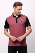 Stylox Men's Half Sleeve Casual Solid T-Shirt