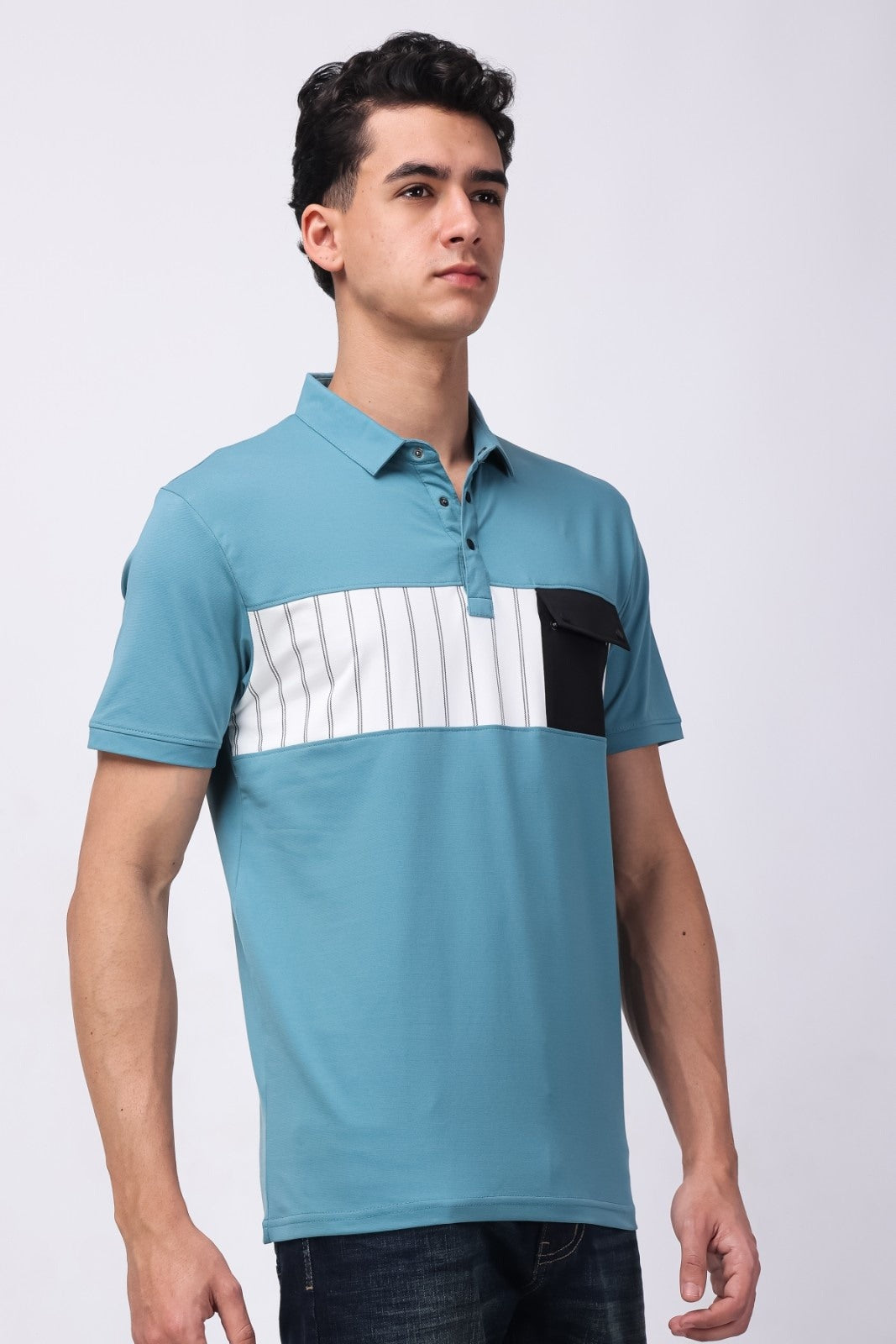 Stylox Men's Half Sleeve Casual Solid T-Shirt