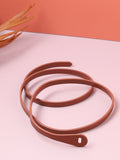 Haute Sauce Tan Brown Solid Twist Belt