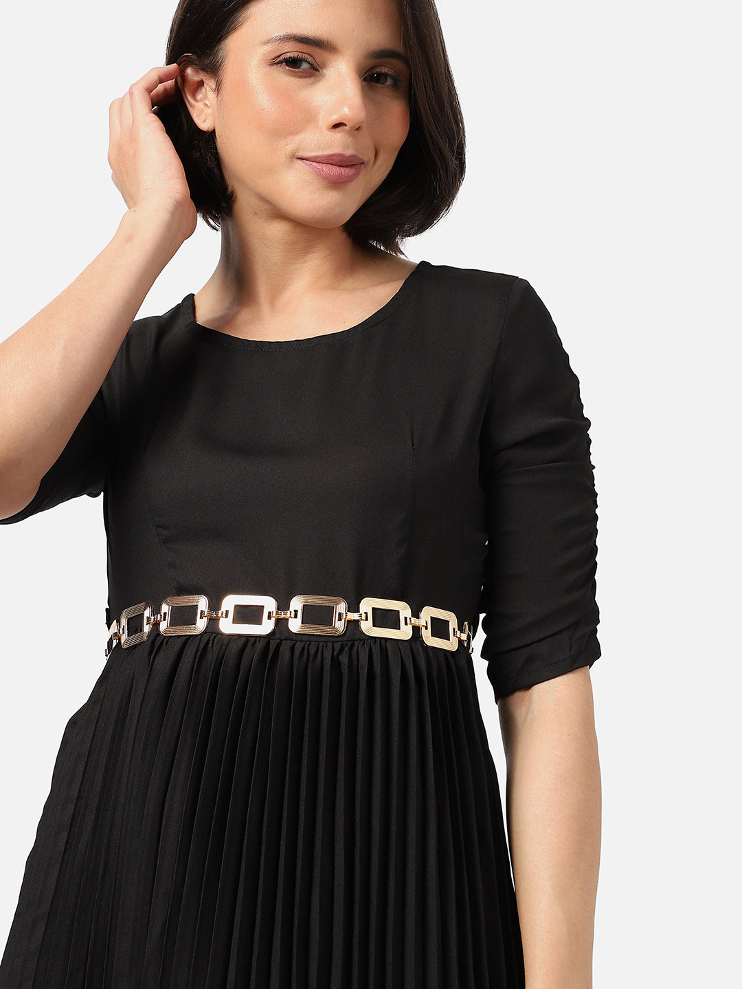 Gold Solid Waist Belt