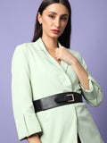 Black Solid Waist Belt