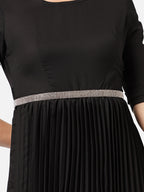 Silver Textured Waist Belt