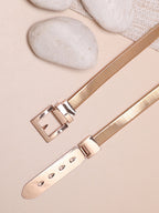 Gold Solid Waist Belt