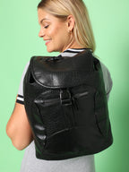 Jet-Black Journey Black Backpack