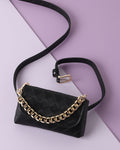 Haute Sauce Tiffany Black Cross Body Bag