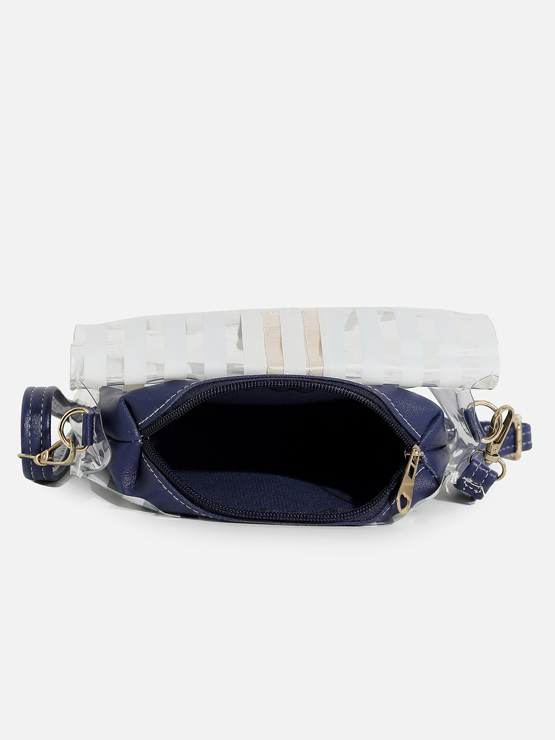 Wynne Blue & White Cross Body Bag