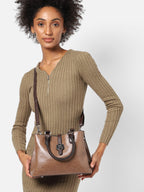 Perma Brown Tanned Handbag