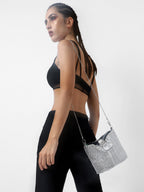 Hilary Silver Tote Bag