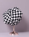 Black & White Checked Hat Cap