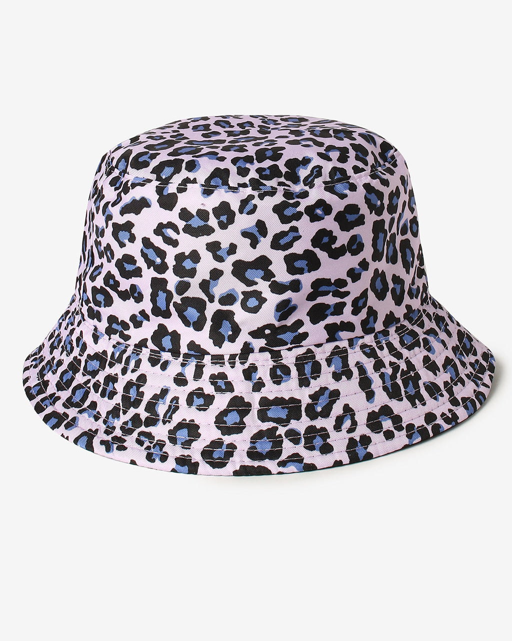 Purple Animal Print Bucket Cap