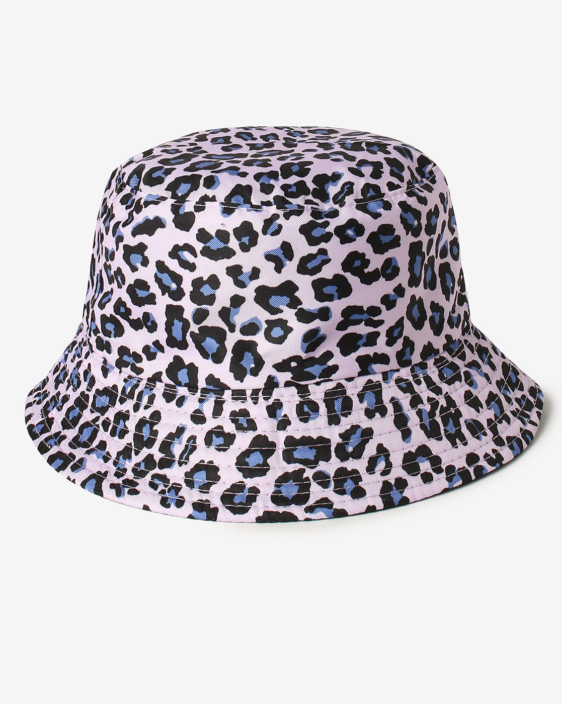 Purple Animal Print Bucket Cap