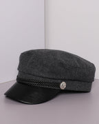 Gray Vintage Breton Cap