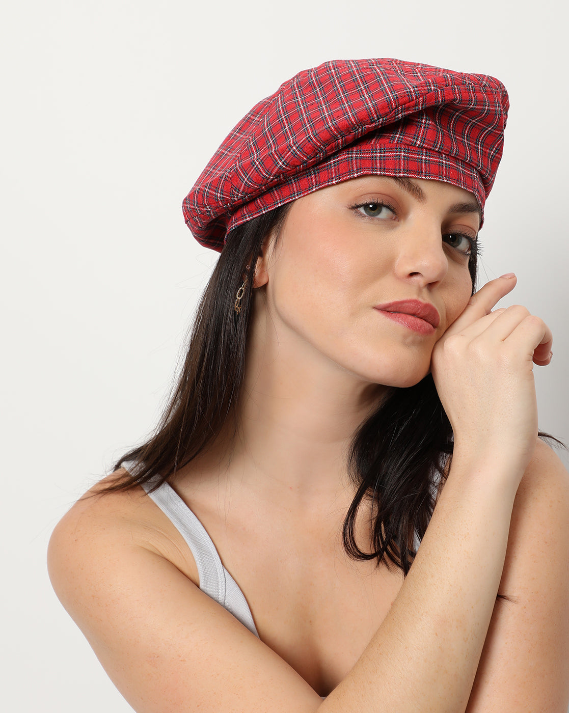 Vinatage Checked Hats