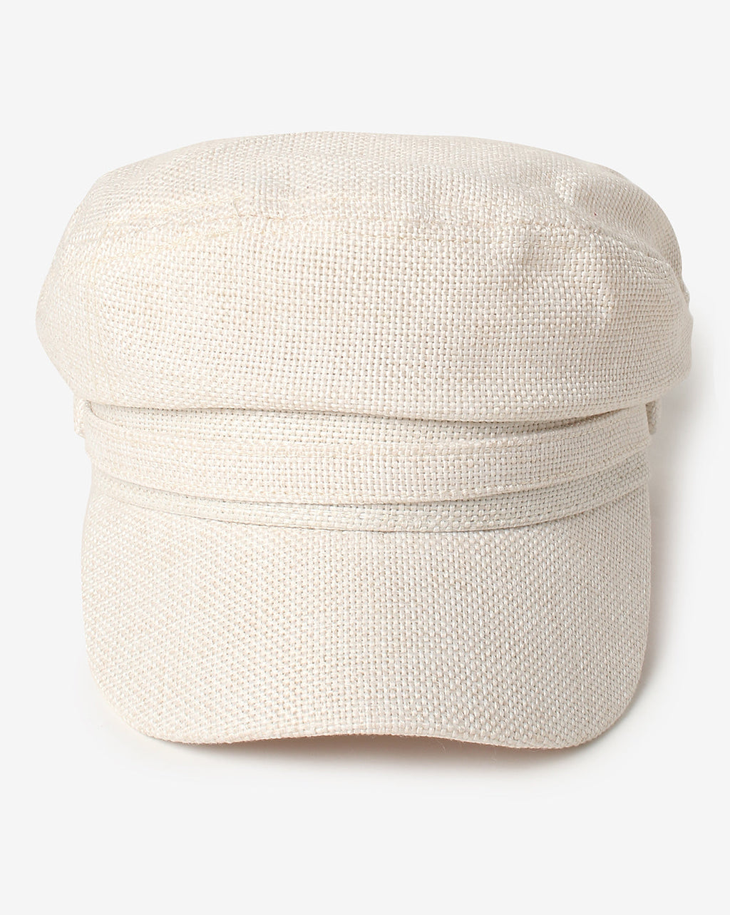 Haute Sauce White Solid Vintage Breton Cap