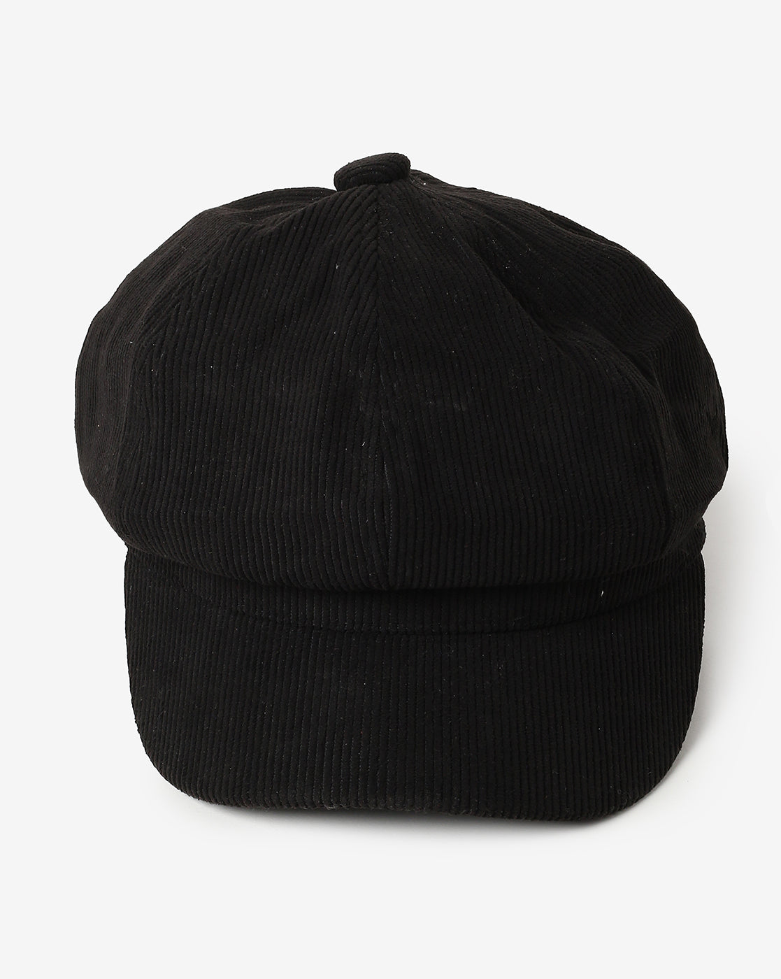Haute Sauce Black Vintage Newsboy Cap