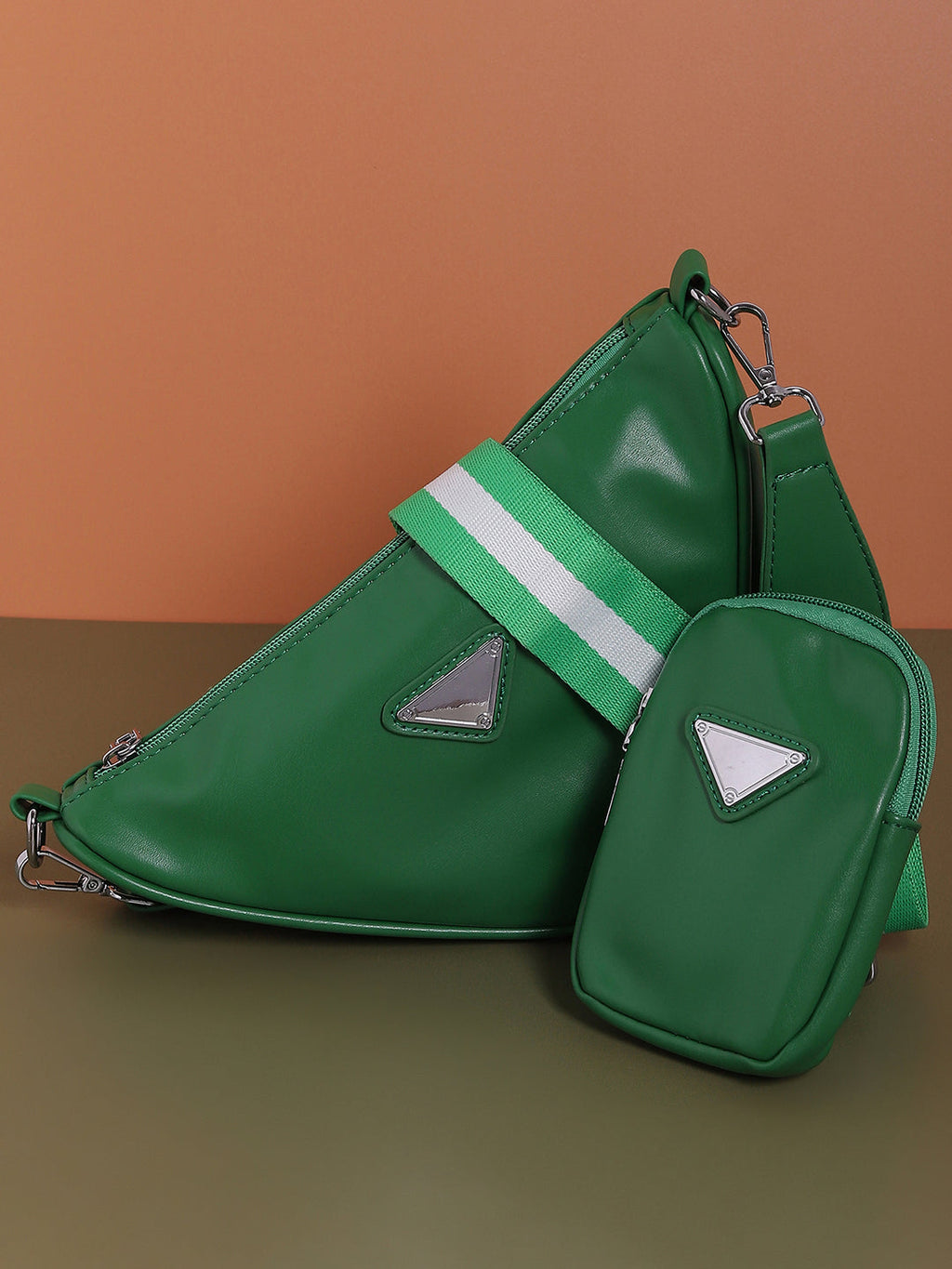 Madeleine Green Waist Pouch