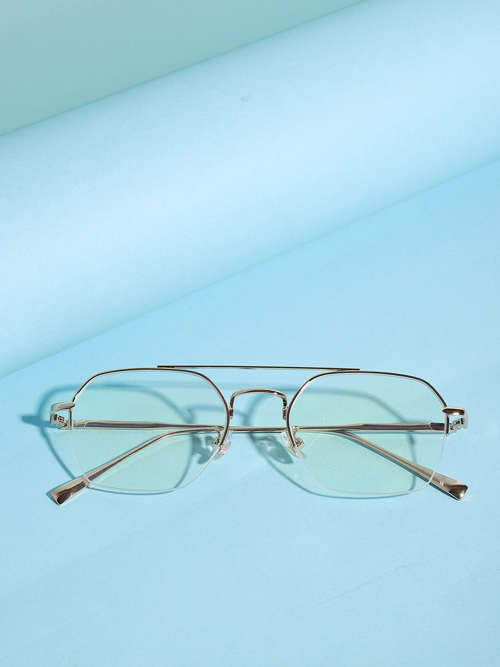 Gold Oversized Sunglass