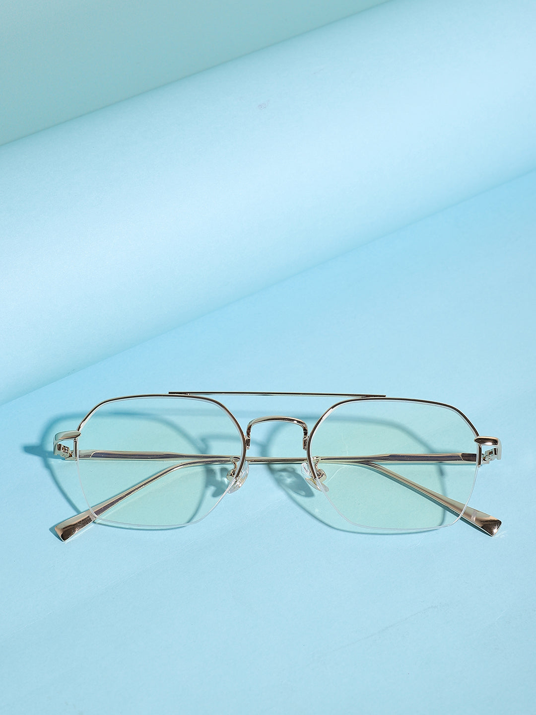 Gold Oversized Sunglass