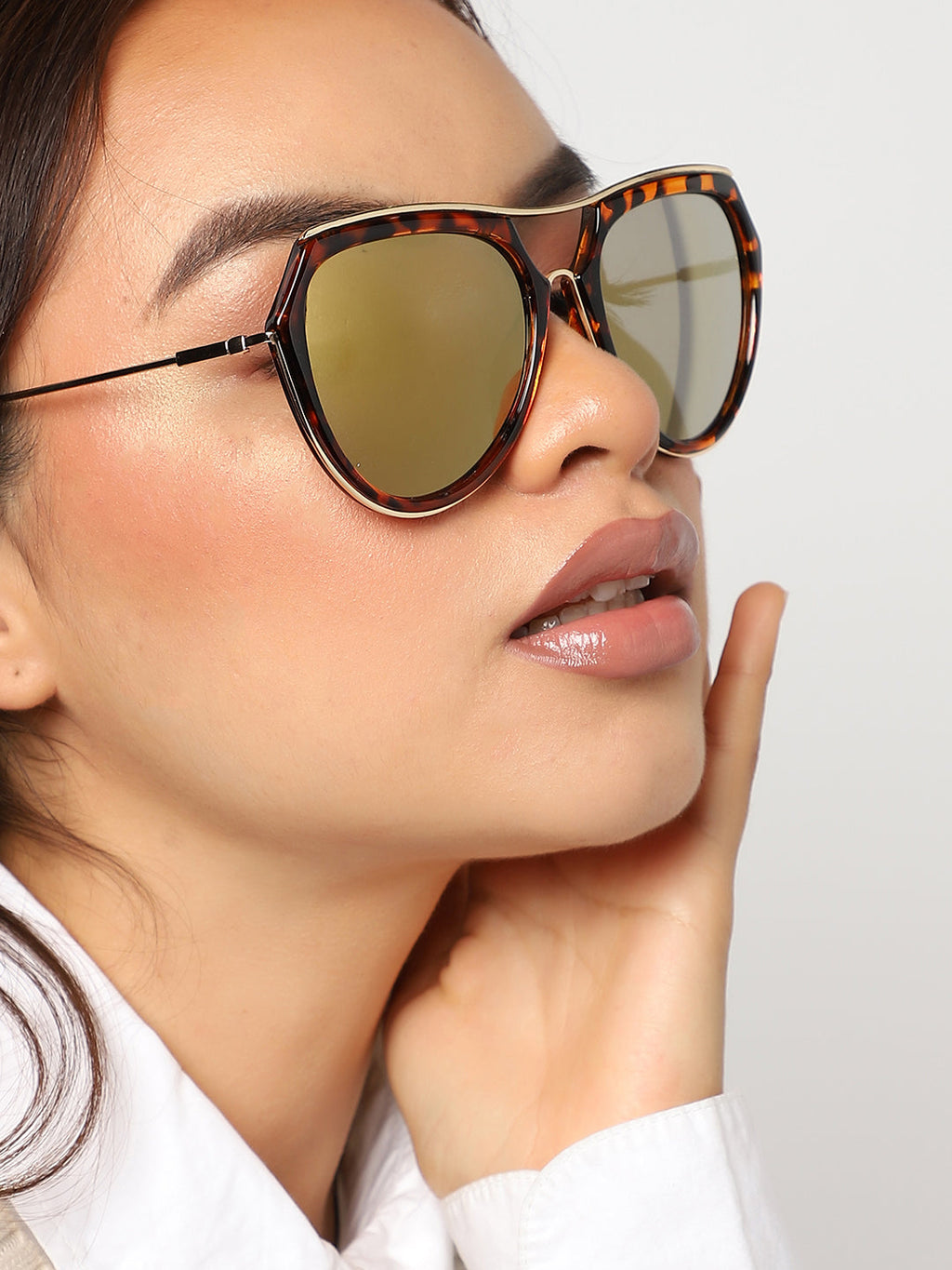 Brown Lens Oversized Sunglass