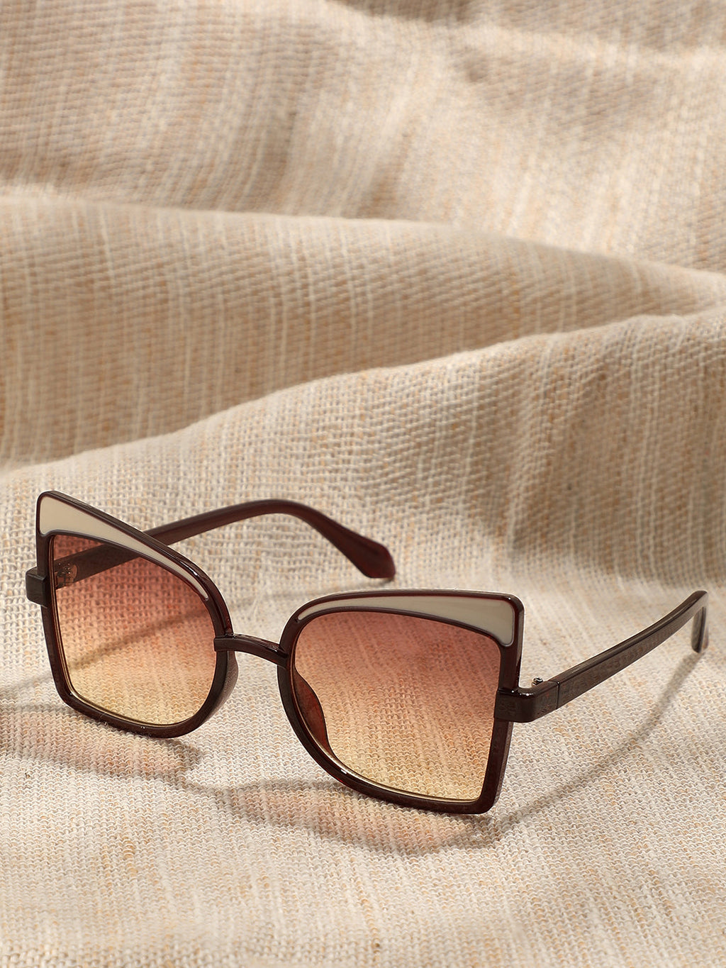 Brown Oversized Sunglass