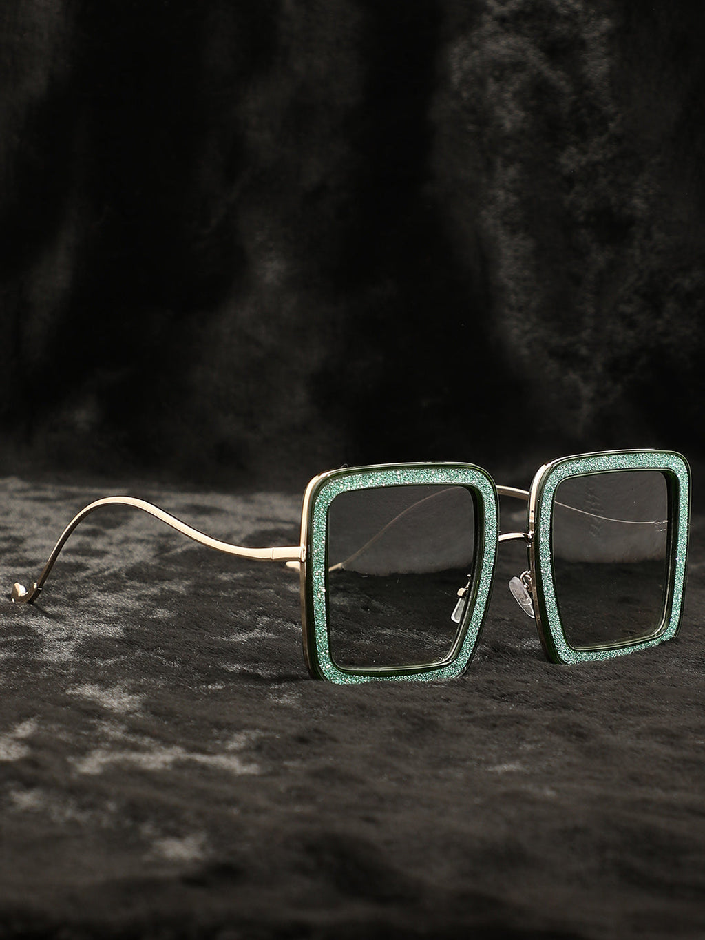 Green Oversized Sunglass