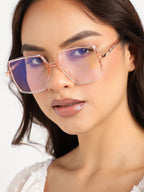 Gold Oversized Sunglass