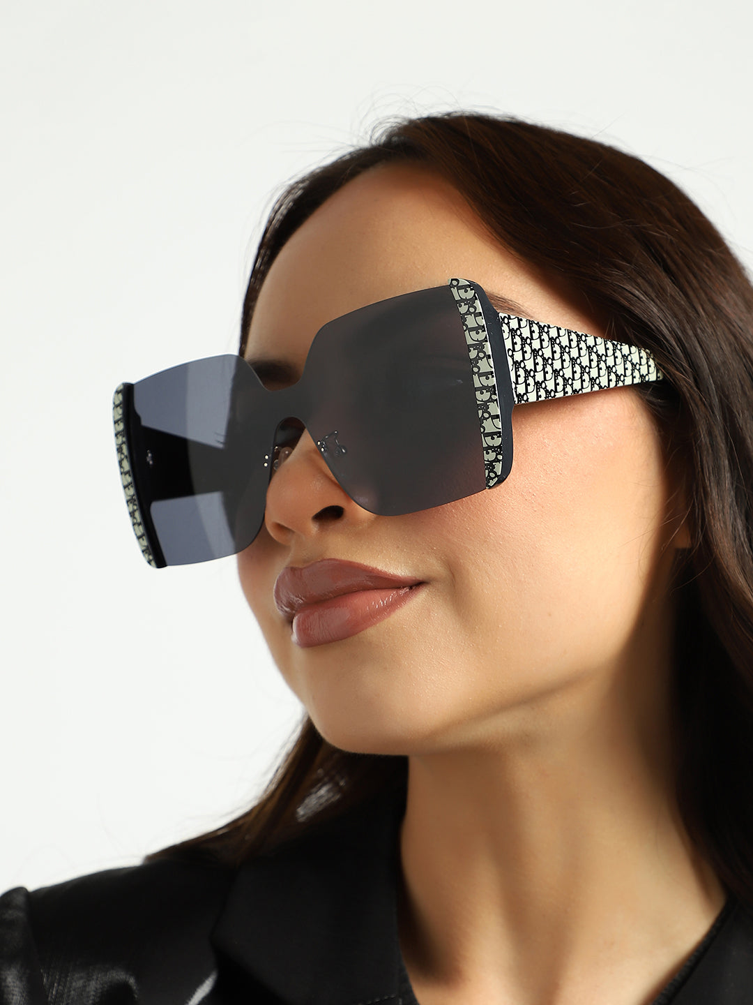 Black Rectangular Sunglass