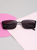 Black Rectangular Sunglasses