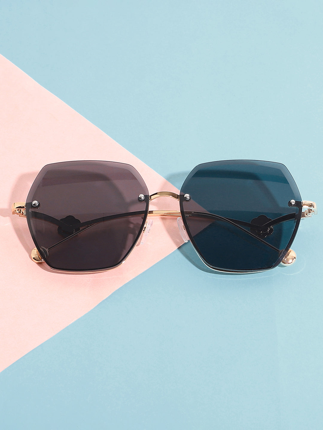 Gold Oversized Sunglasses