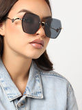 Gold Oversized Sunglasses
