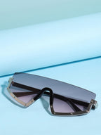 Brown Oversized Sunglass