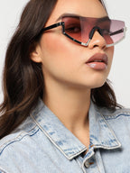 Brown Oversized Sunglass