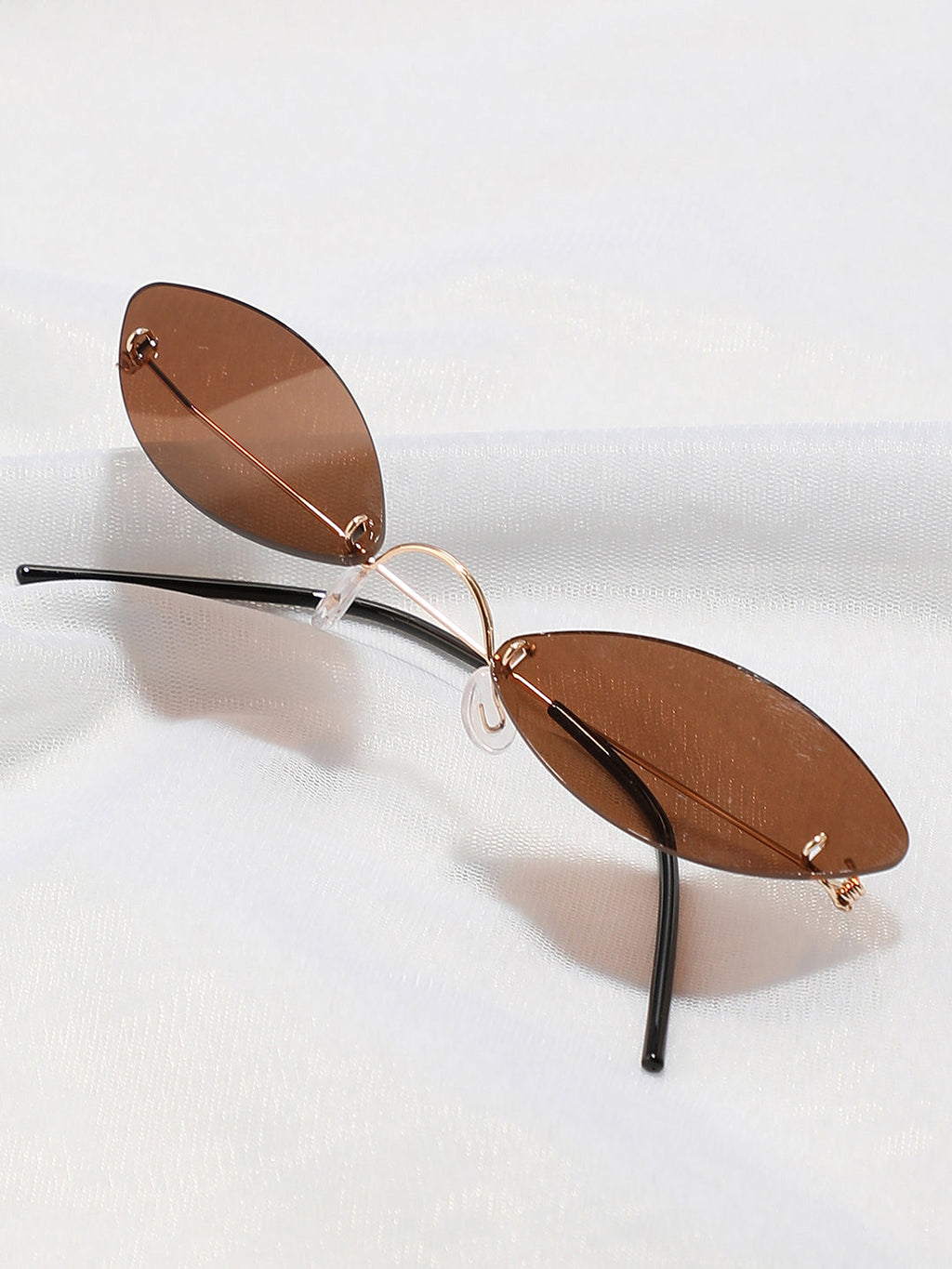 Brown Frame Retro Sunglass