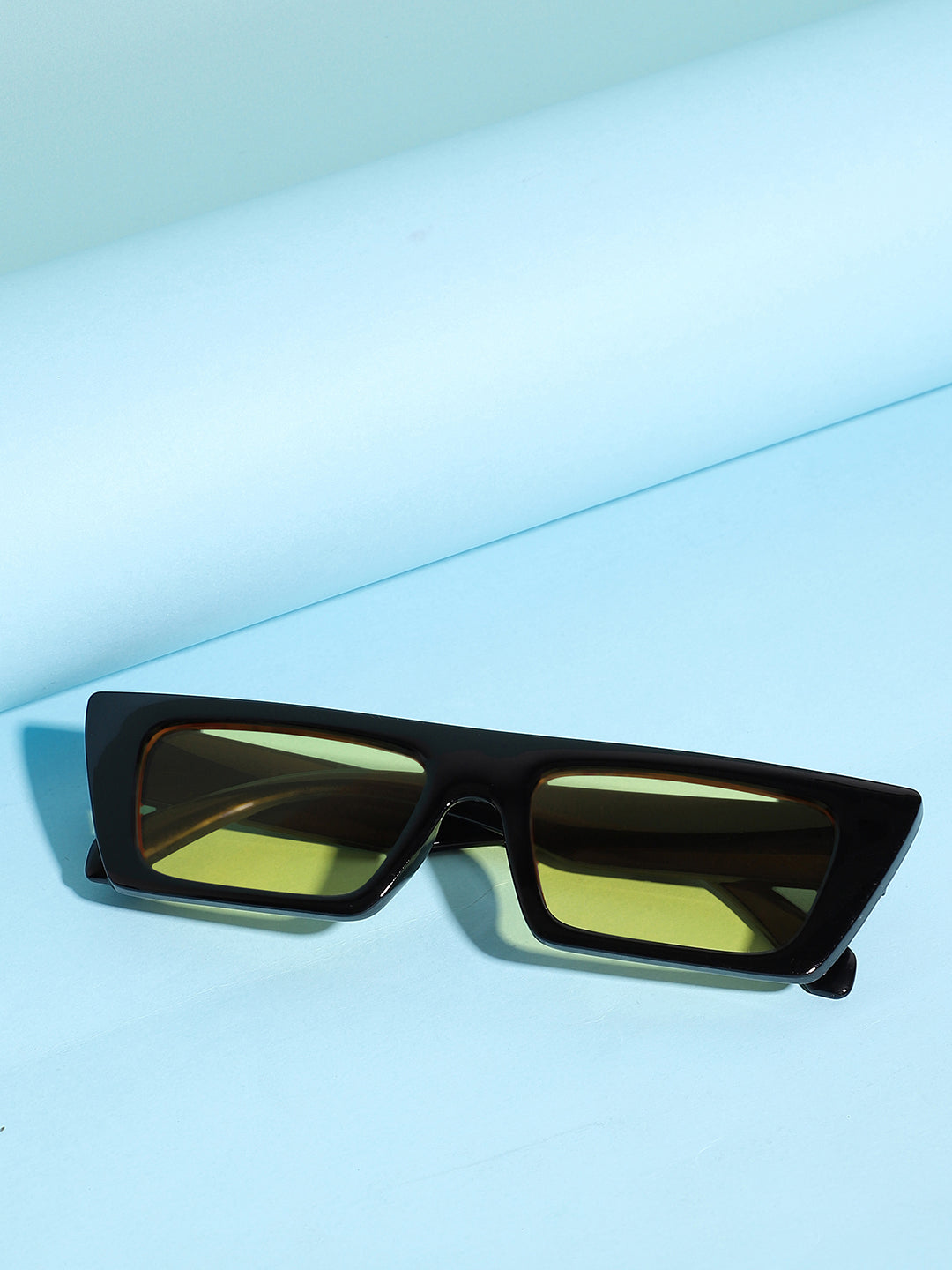 Black Rectangular Sunglass