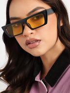 Black Rectangular Sunglass