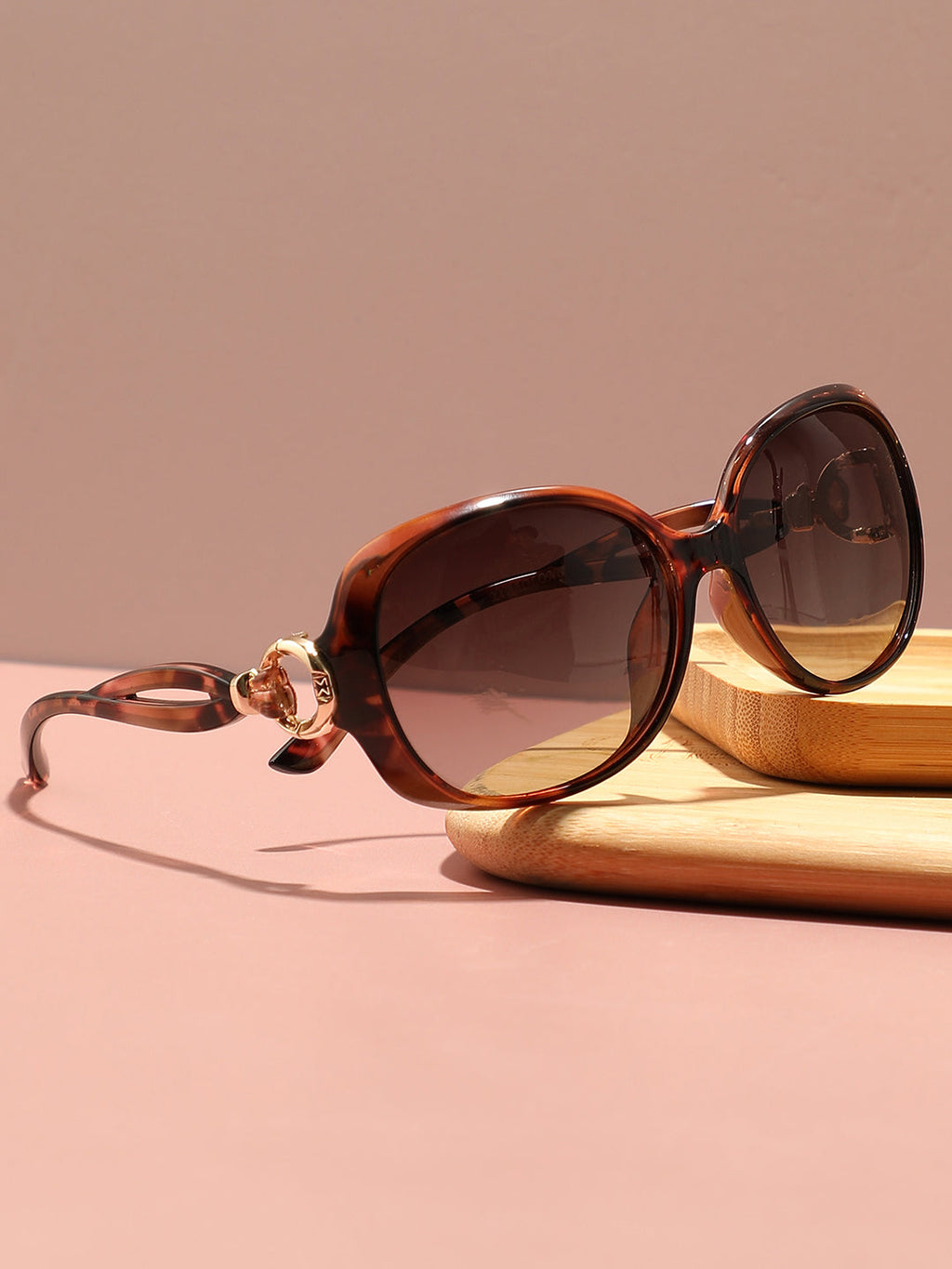 Brown Oversized Sunglass