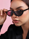 Black Frame Retro Sunglass