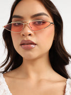Pink Frame Retro Sunglass