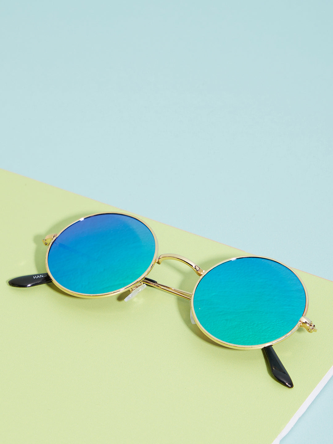 Gold Round Sunglass