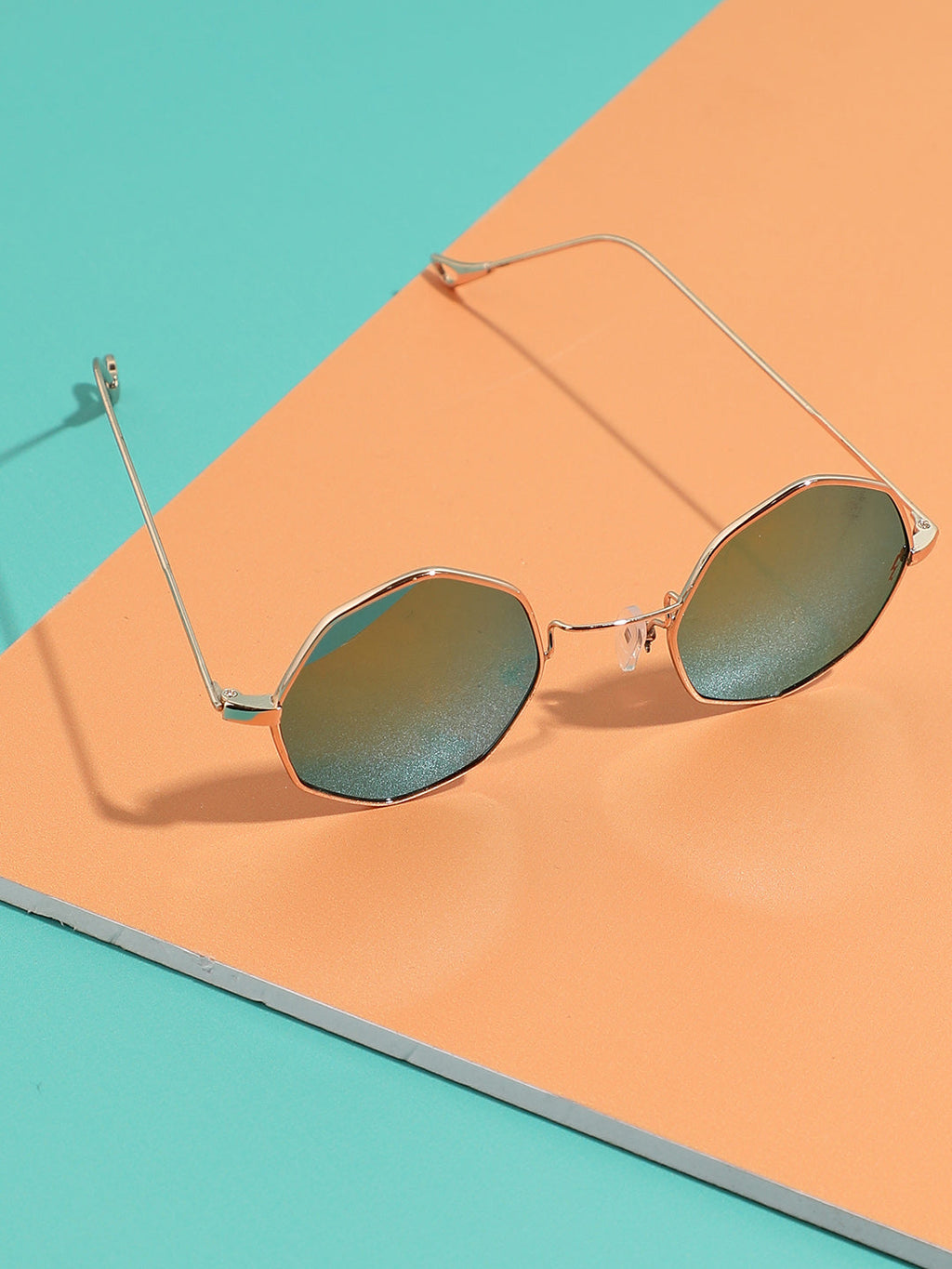 Gold Round Sunglass