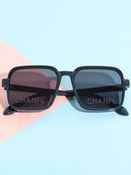 Black Rectangular Sunglass