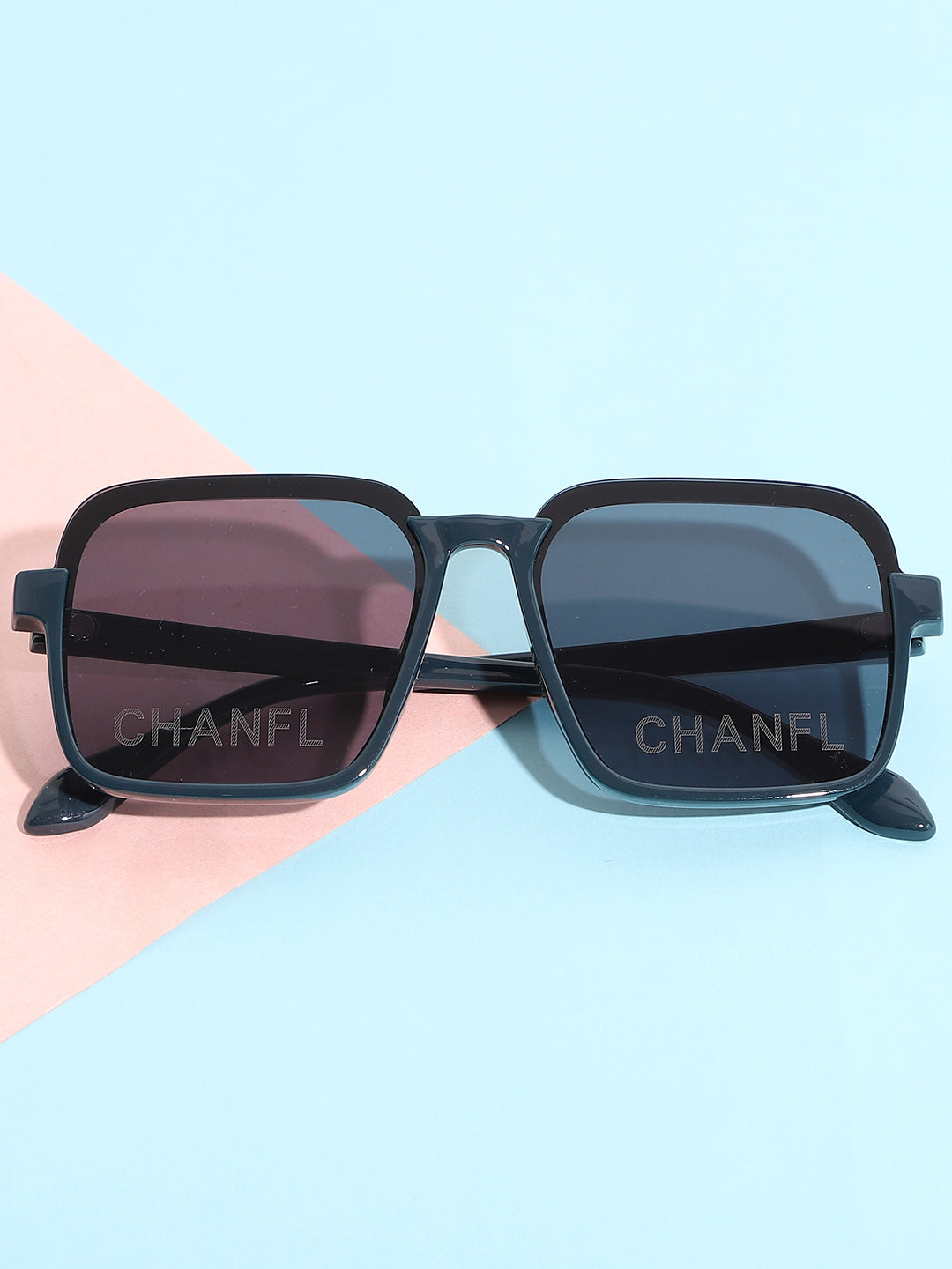 Black Rectangular Sunglass