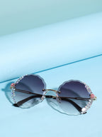Purple Round Sunglass